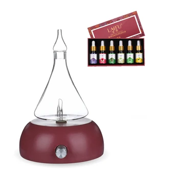 

Good Art craft Ceramic Glass Aromatherapy Pure Essential Oils Diffuser Air Nebulizer Humidifier ceramic base glass spray bottles