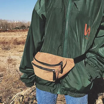

Canvas Waist Bag Unisex Zipper Chest Bag Street Sport Casuale Fanny Pack Girl Boy Waist Belt Bags Fashion Phone Waist Pack 2020