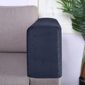 

2Pcs Universal Sofa Armrest Cover Elastic Armrest Protector Solid Color Armrest Protective Cloth Navy