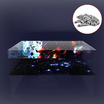 

Hot Building Block Acrylic Dustproof Display Box Show Box For Millennium Falcon 75105 (Display Box Included Only) - Bottom Light