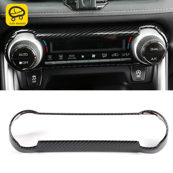 

CarManGo For Toyota Rav4 Rav 4 XA50 2019 2020 Car Front A/C Switch Panel Cover Decoration Trim Frame Sticker Interior Accessory