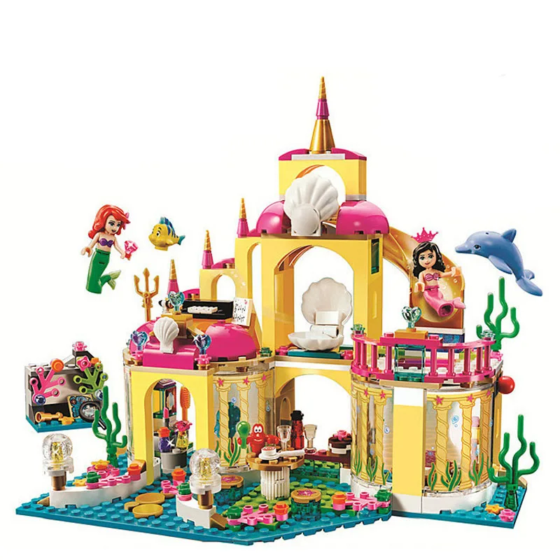 34 стиль Legoings Friends Dream Princess Эльза ледяной замок Принцесса Анна Набор Модель