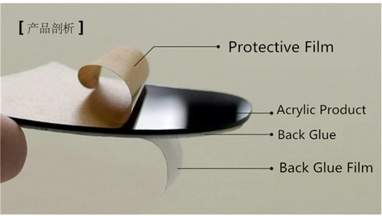 Description Picture 3 of item3D Mirror Wall Stickers DIY Photo Frame Tree Acrylic Sticker Family Photo Tree Wall Stickers Art Home Decorative Wall Decals