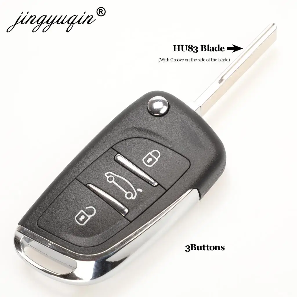 Bilchave CE0523 2/3 кнопки Filp дистанционного ключа автомобиля чехол для Citroen C2 C4 C5 C6 C8 Berlingo; Picasso VA2/HU83 лезвие