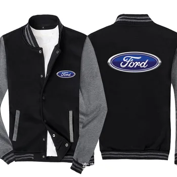 

Baseball uniform Spring Autumn Sweatshirt for FORD Men Slim Fit Jacket Men Hip Hop Harajuku Unisex Baseball Jacket uniform SlimK