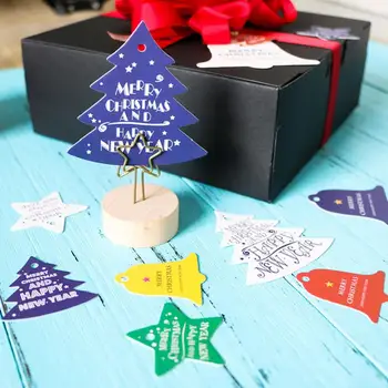 

14Cards/Set Color Christmas Creative Cute Greeting Card Post Cards Xmas Packaging Gift Box Decor For Christmas Party Decoration