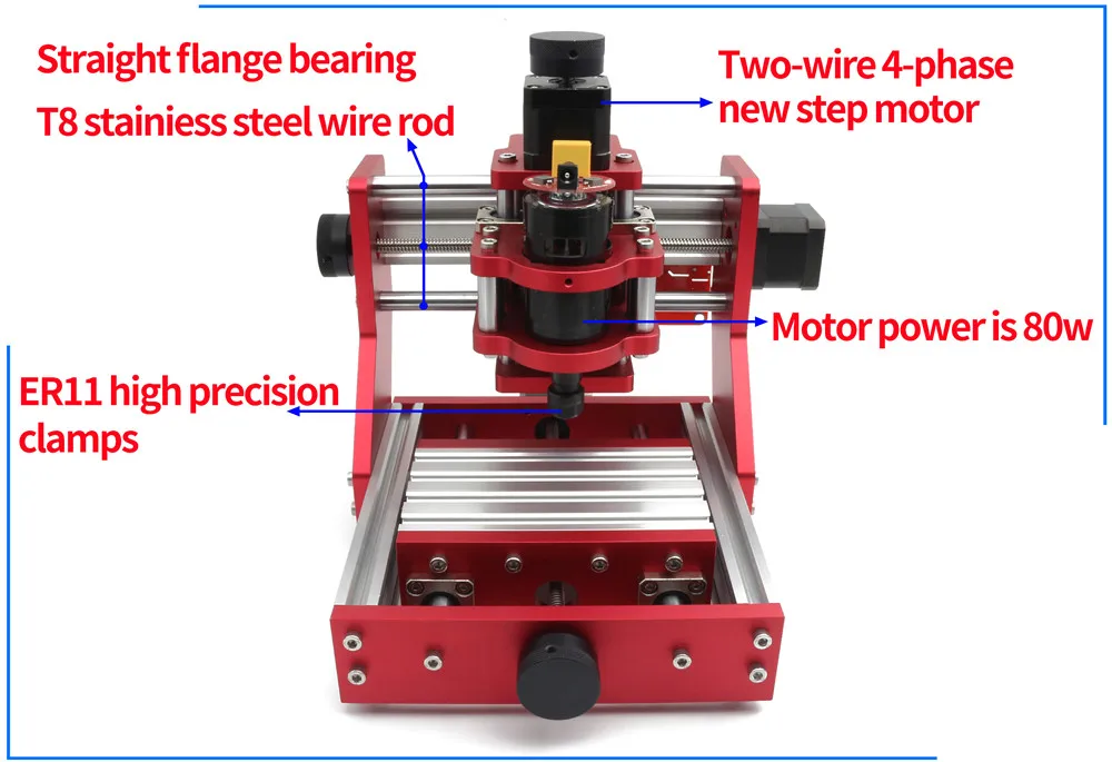 红色CNC1310雕刻机详情_02
