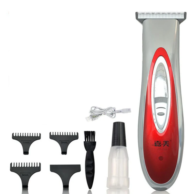 Профессиональная машинка для стрижки волос, электрический триммер для волос, бритва для бороды, мужской инструмент для стрижки волос, 0,1 мм, Машинка для стрижки волос, зарядка через usb