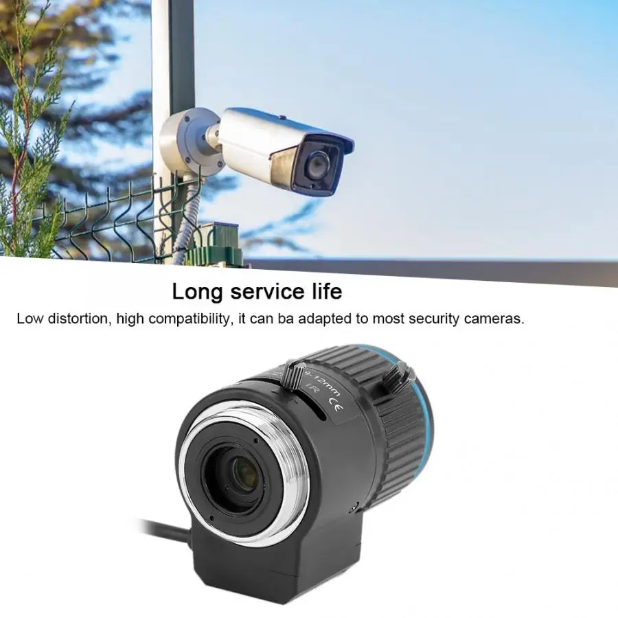 Объектив камеры 5MP HD с автоматической апертурой зум-объектив 2,8-12 мм фокусное расстояние для камеры видеонаблюдения