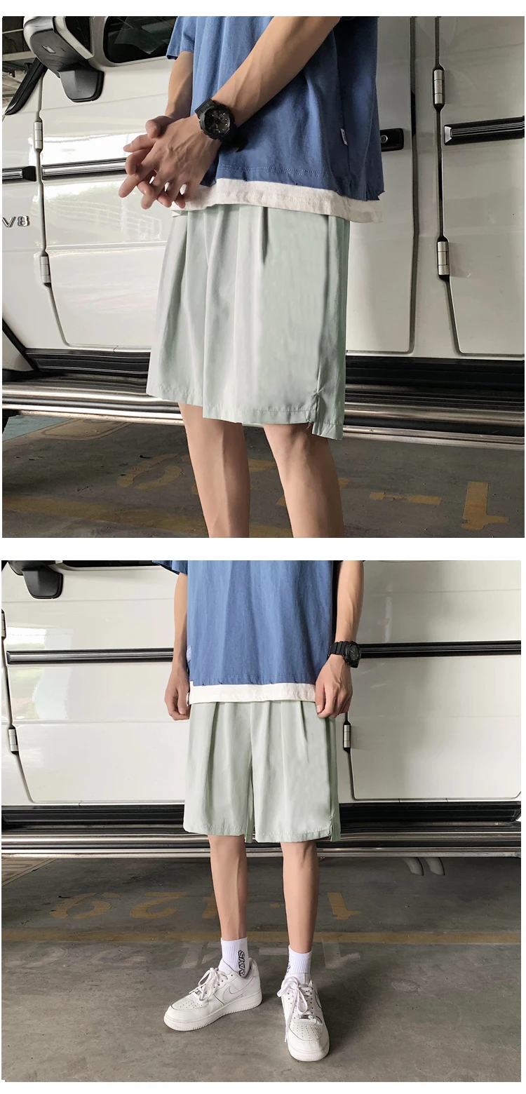 Kiench Pantalon De Jogging Baggy En Coton Avec Poches Pour Adolescente