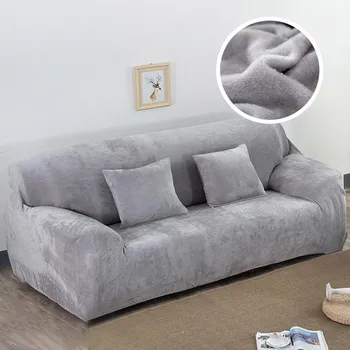

3 Seater Sofa Throws Sofa Cover Stretch Velvet 195-230cm and 2 Pillow Cover 40cm High Quality Support Wholesale Dropshipping #L4