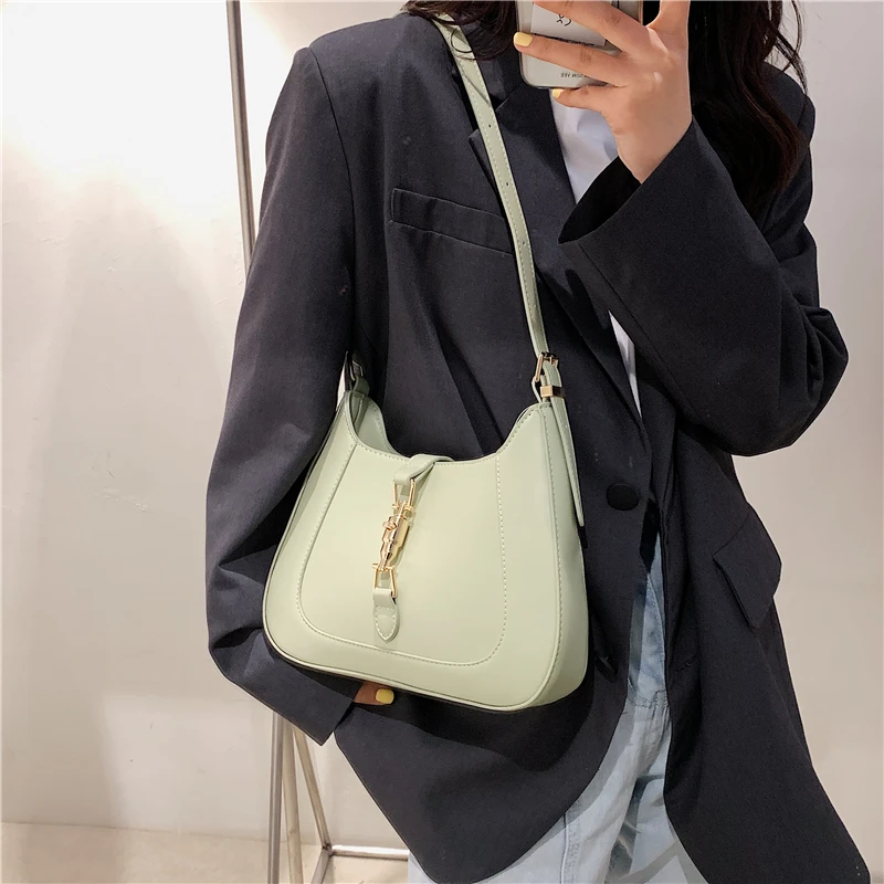 Luxury brand LY Designer handbag Casual women's handbag shoulder bag  oblique pure leather satchel with case free shipping - AliExpress