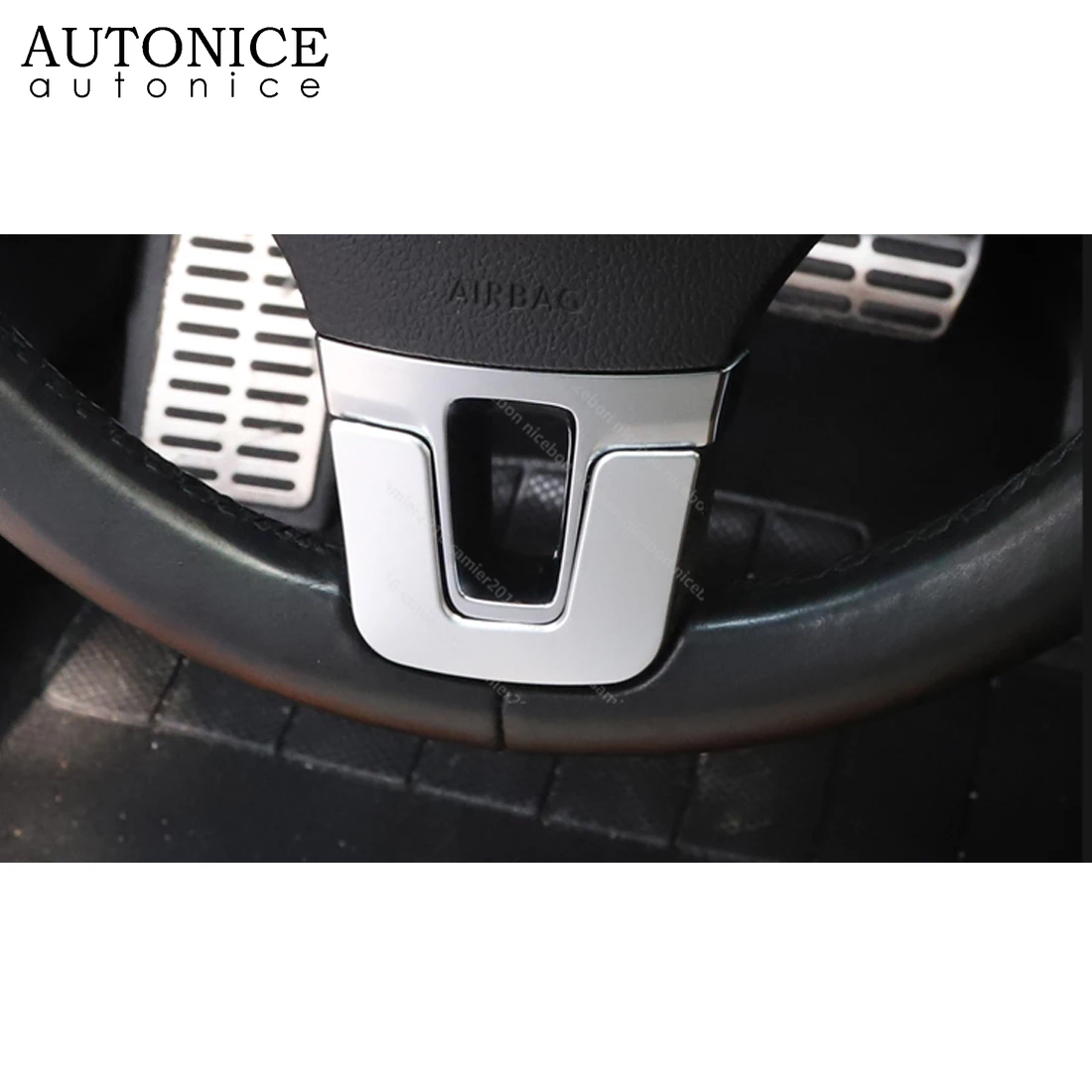 ABS Хромированная внутренняя накладка на руль для Volkswagen CC 2009- Passat Alltrack Variant 2009- наклейки