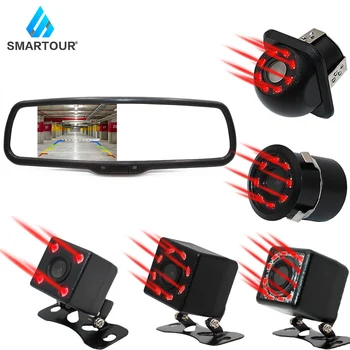 

Smartour 4.3" TFT LCD Color Car Rear Rearview Mirror Monitor with Special Original Bracket 2 Video Input for Parking Assitance
