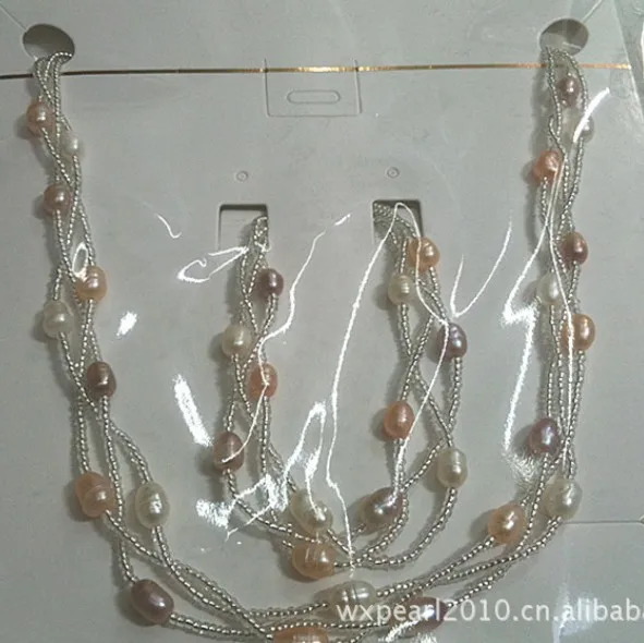 Набор из 3 предметов, благородные модные вечерние свадебные женские ожерелья с бриллиантами и жемчужинами, Набор браслетов