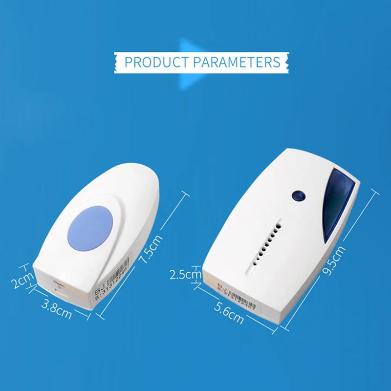 

Secrui Waterproof Chime | 1000 Feet 5 Volume LED Indicator Wireless Doorbell