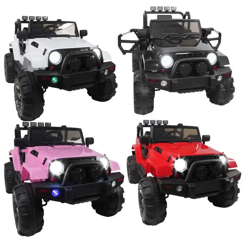 

Rechargeable 12V 7Ah Kids Ride On Car SUV MP3 LED Lights RC Remote Control Car Children Toy Birthday Gift for 3-8Y Kids