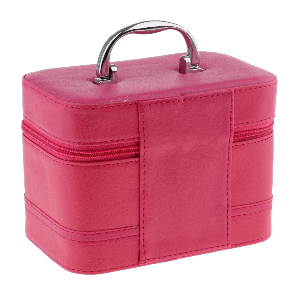 Portable Handbag Zipper Makeup Cosmetic Organizer Storage Case Box Travel Portable Handbag Zipper Makeup Cosmetic Organizer Storage Case Box Travel