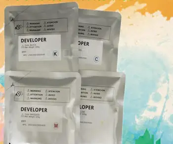 

new copier color developer iron powder compatible for ricoh MPC2500 C3000 C3500 C4500 225g/bag printer consumables KCMY 4pc/set