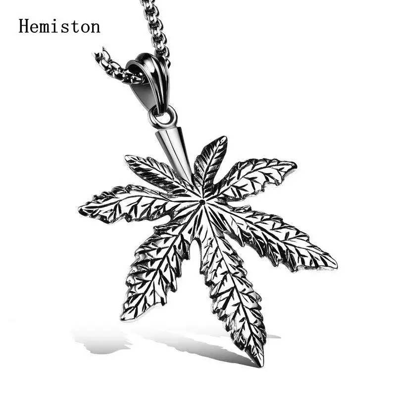 Колье с подвеской в виде листа кленового Hemiston|Цепочки| |