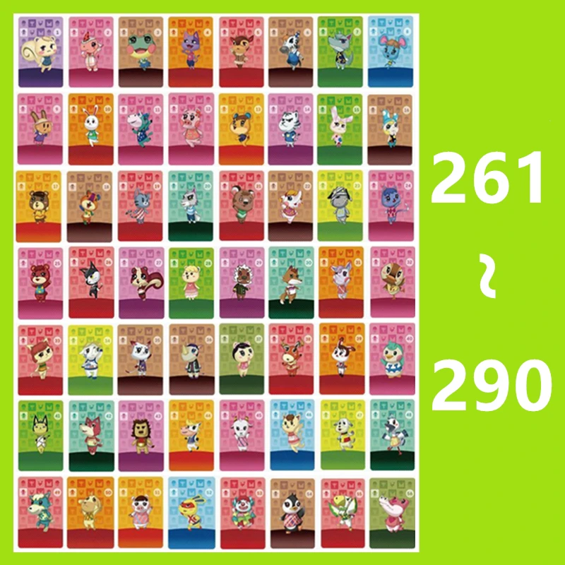 Стандартная карта серии 3 261 ~ 290 NFC-карта с животными Amxxbo Ntag215 Chip NS Game | Безопасность