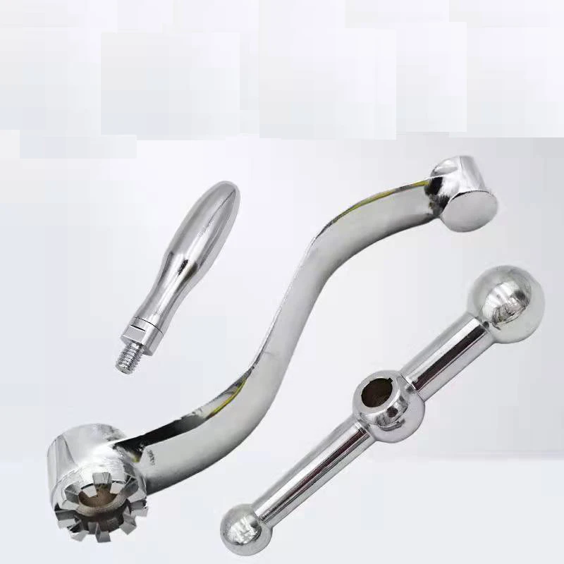 1xTurret Milling Machine Accessories D26 Three Ball Handle Olive Workbench Lifting Crank Single Wrench NC Accessories milling machine accessory