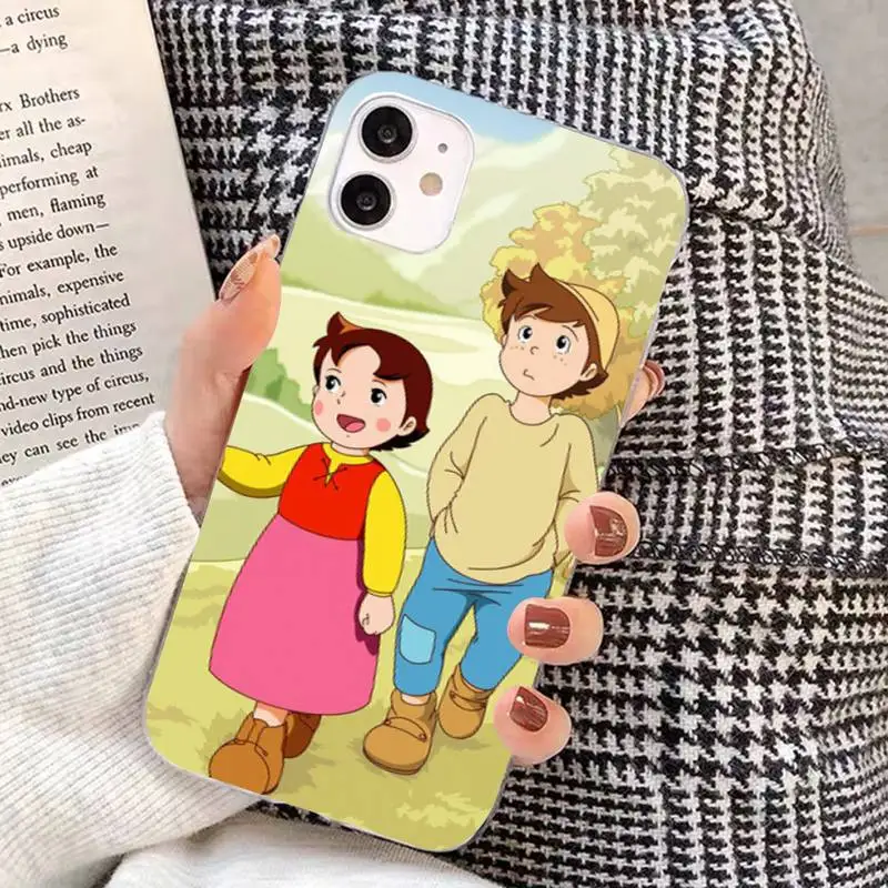 13 mini case Heidi Cartoon Phone Case for iPhone 11 12 13 mini pro XS MAX 8 7 6 6S Plus X 5S SE 2020 XR cover iphone 13 case leather