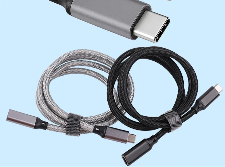 OTG 0.2m/0.5m/1m/2m/3m USB C  ̺ - USB 3.1 Gen 2 10Gbps USB C  100W   TB 3 ȣȯ