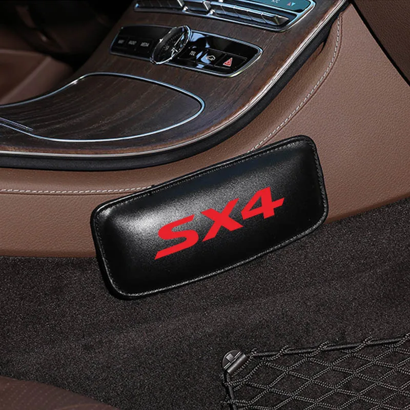 Подушка для поддержки бедра, наколенник для Suzuki SX4, аксессуары для интерьера, мягкая кожаная подушка для сиденья автомобиля