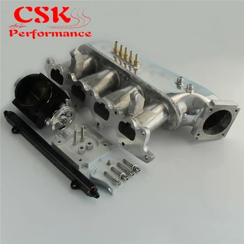 

Intake Manifold+ throttle body +Fuel Rail Fits For Mitsubishi Lancer 4G63 EVO 4-9 Black / Blue / Purple