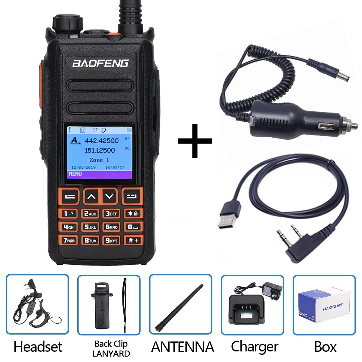 radio walkie talkie 2022 Baofeng DM-X GPS Walkie Talkie Dual Time Slot DMR Digital/Analog DMR Repeater Upgrade of DM-1801 DM-1701 DM-1702 Radio long range walkie talkies 1000 miles Walkie Talkie