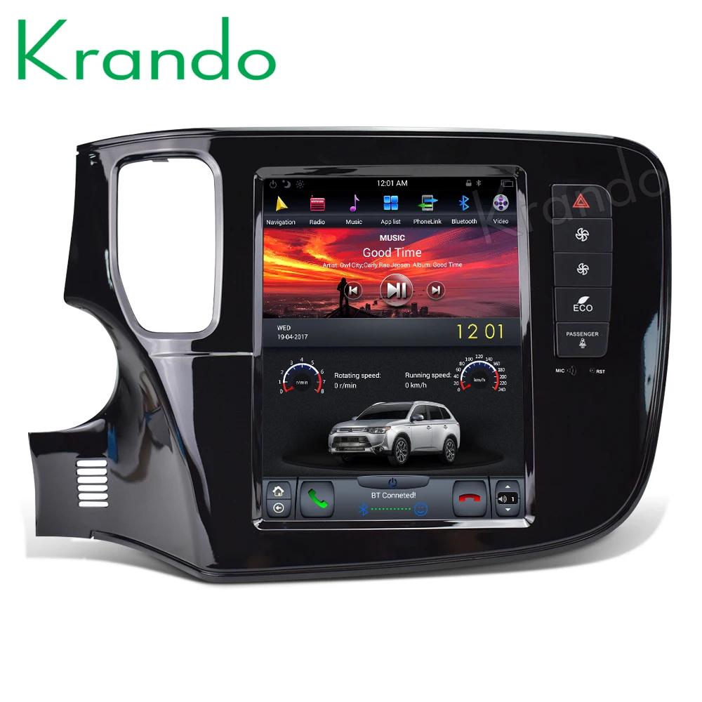 Krando Android 9 0 4G RAM 10 4 &quotTesla вертикальный экран Автомобильный мультимедийный плеер