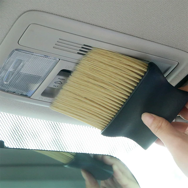 ABS Fine fiber Car Cleaning Brush Dust Removal Auto Accessories For Hyundai Toyota Honda Mazda Volkswagen BMW KIA LADA Nissan MG