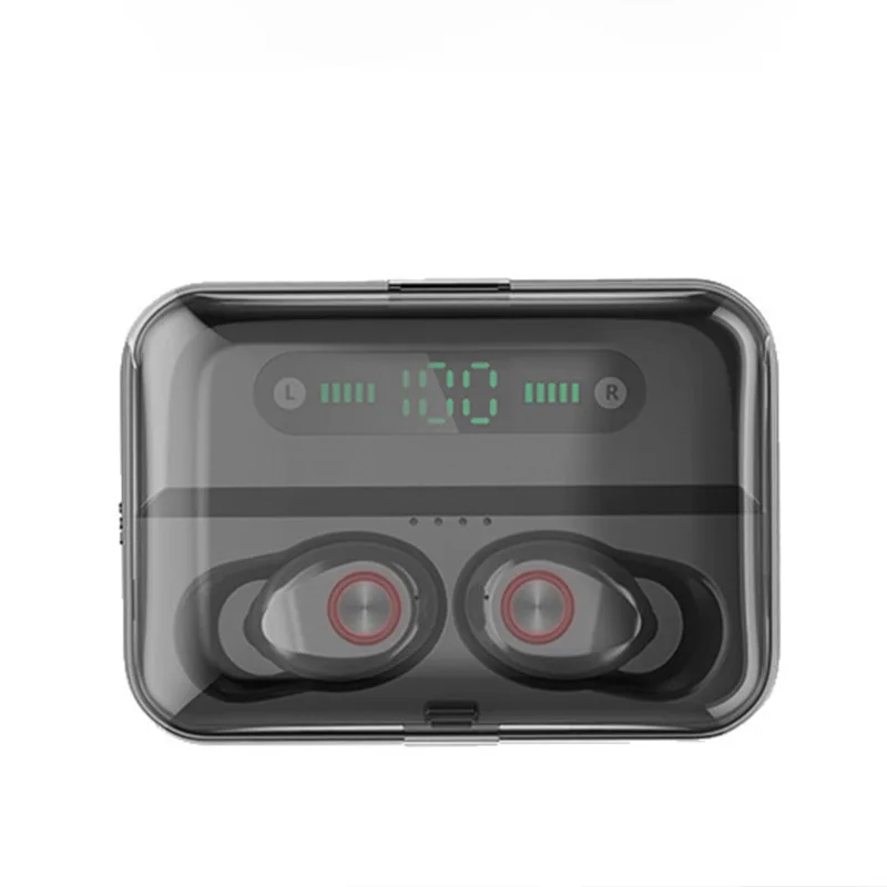 T10B беспроводная Bluetooth гарнитура 6D стерео гарнитура HiFi спортивные наушники-вкладыши беспроводная водонепроницаемая гарнитура с внешним аккумулятором