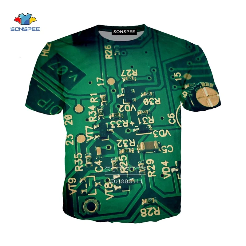 

YOJULY 3D Printed Unisex Computer Synthetic circuit board Casual O-neck T-shirt/Sweatshirt/Hooded hoodies/Zipper Coat Tops 094