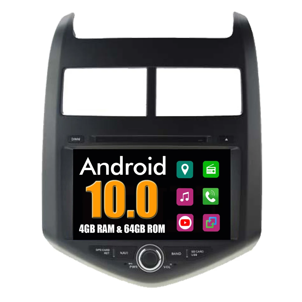 RoverOne автомобильный мультимедийный плеер для Chevrolet Aveo Sonic 2011 + Android 10 0