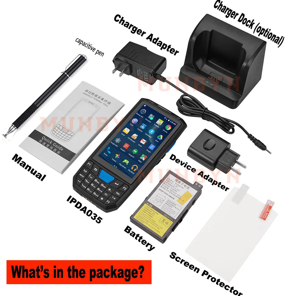 IssyzonePOS Ручной PDA Android 8 1 прочный pos терминал 1D 2D сканер штрих кодов WiFi 4G Bluetooth GPS
