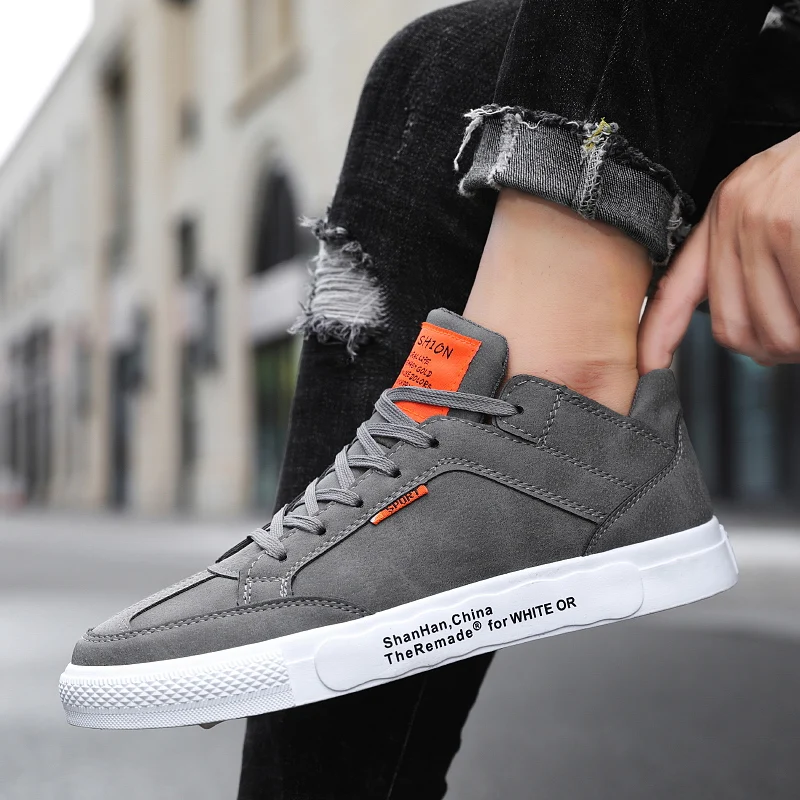 

Sneakers men 2019 new comfortable high-top skate shoes breathable wear men's shoes Zapatos Hombre