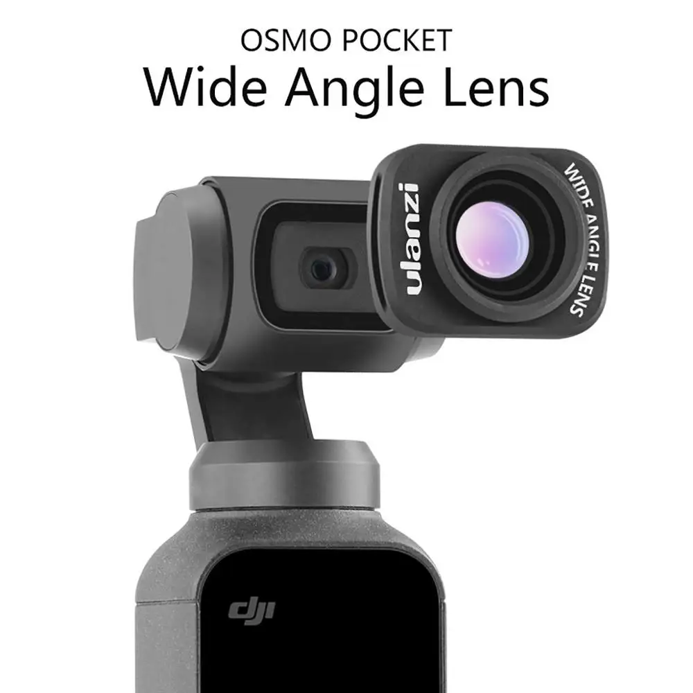 

ULANZI OSMO Pocket Wide Angle Lens Magnetic Structure for DJI OSMO Pocket Camera Handheld Gimbal Stabilizer Accessories