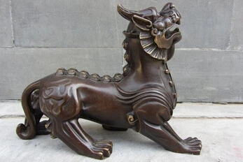 Бесплатная доставка &lt&lt&lt&lt китайская королевская Бронзовая статуя фэн-шуй из