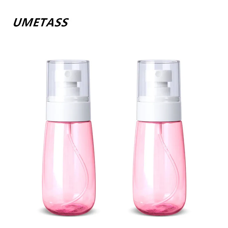 

UMETASS 30ml/60ml/80ML/100ml Empty Perfume Spray Bottle Plastic Fine Mist Spray Bottles Cosmetic container 2PCS/lot