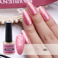 Chunshu New Rose Gold Series Gelpolish 7.3ml UV Gel Nail Polish Set Soak Off Primer Unhas Manicure Semi- permanente 6 Verniz cor(China)