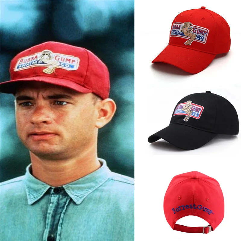 

Fashion Embroidery Baseball Cap. 1994 Bubba Gump Shrimp CO. Forrest Gump Costume Embroidered Snapback Cap Men&Women Summer Cap