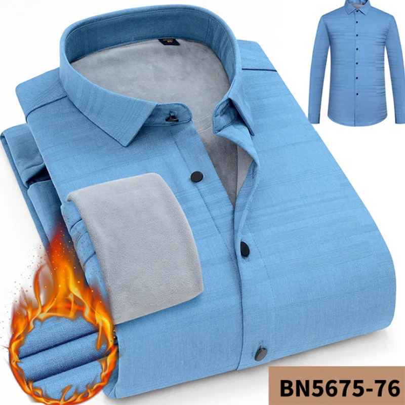 Новое поступление, Зимние Повседневные рубашки с длинным рукавом и принтом Camisa, дышащие удобные облегающие рубашки высокого качества из шерсти, теплые облегающие рубашки