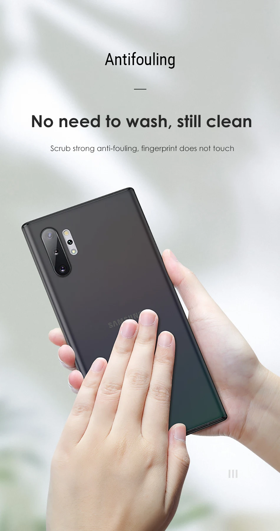 Benks Ultra-thin For iphone Phone Protective Case PP Shell For Samsung Note 10 Plus 10+ 360 Full Cover 0.4mm Glossy Fitted Case (5)