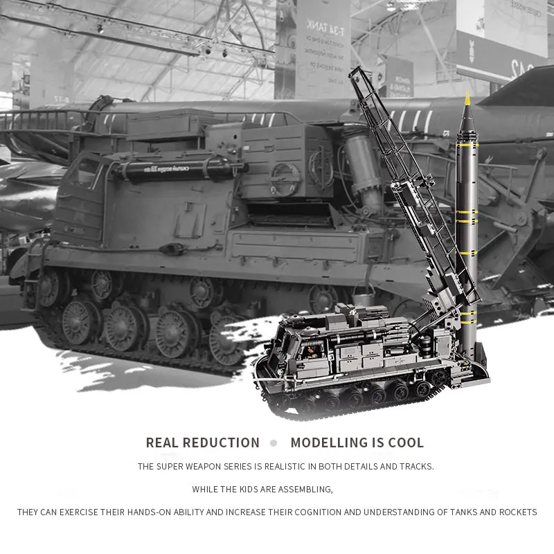 

XingBao LegoED Creator MOC Military Series The KV-2 Tank Set Educational Building Blocks Toys For Kids Model Kit DIY Gifts