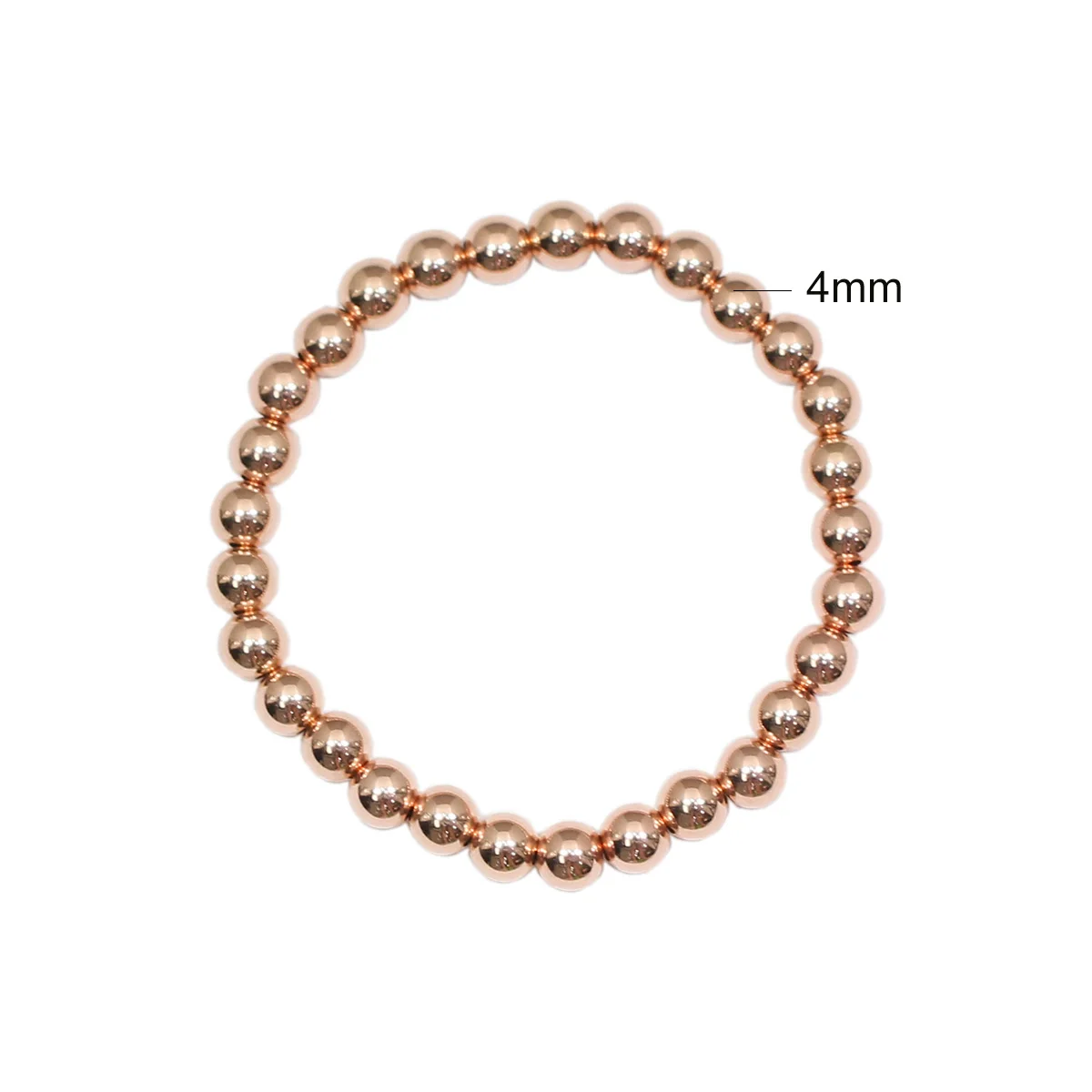 Beadsnice позолоченный браслет из бисера 2-6 мм бусины из стерлингового серебра многослойный браслет из бисера 40012