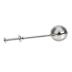 Premium Stainless Steel Reusable Tea Infuser and Spice Strainer Ball (Silver)