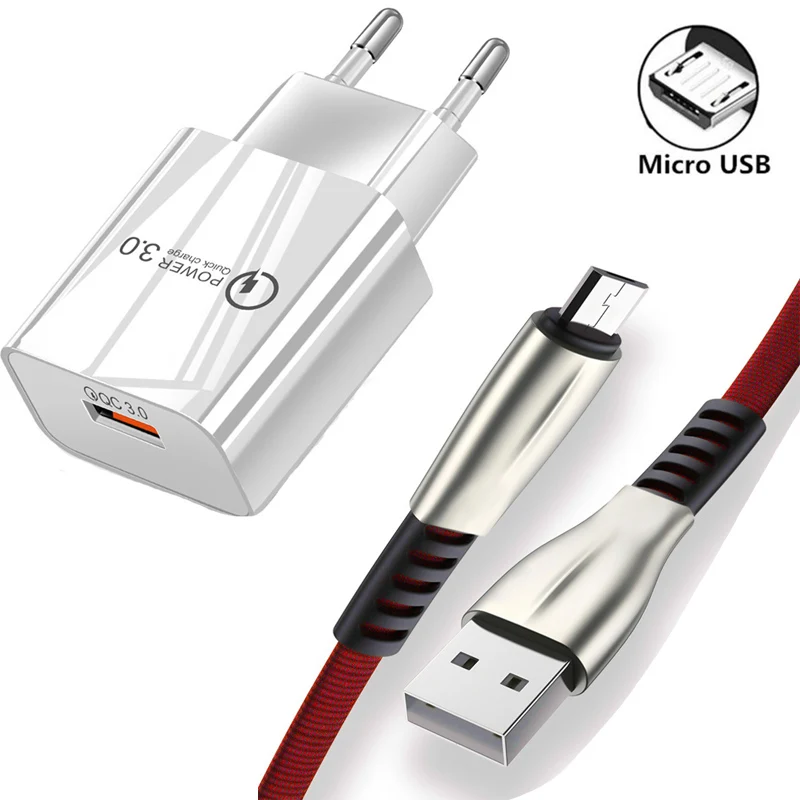 Кабель Micro USB 5.0A Быстрая зарядка Micro USB быстрая зарядка зарядное устройство для телефона samsung S7 S6 J7 Xiaomi Redmi Note 5 4 Кабели для телефонов