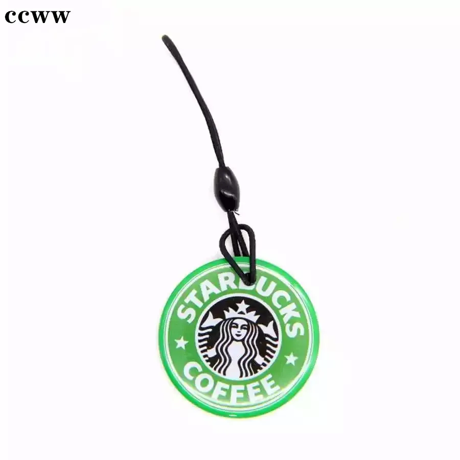 Llaveros RFID reutilizables a prueba de agua, tarjetas de Control de acceso con NFC intercambiables, patrones de diseño populares, 13,56 MHz, UID S50 1K - Imagen 3